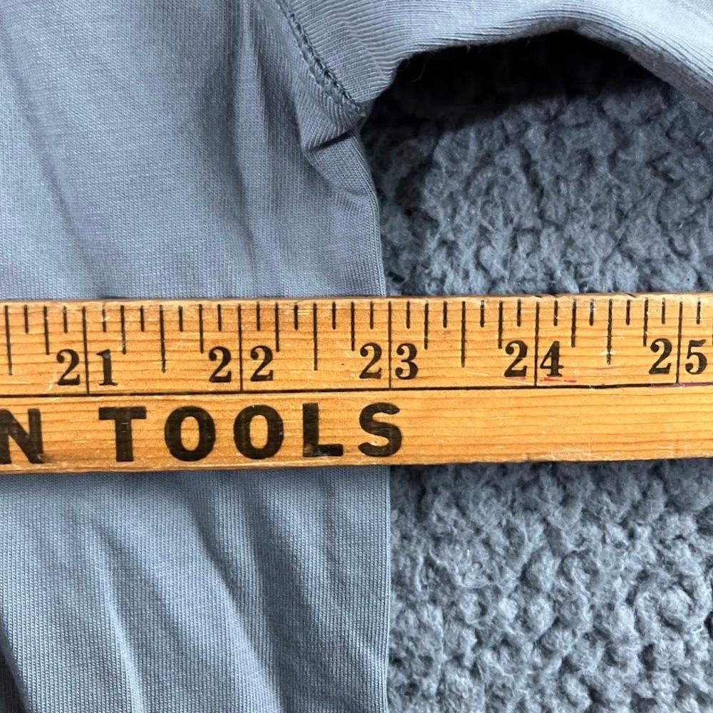 Banana Republic Mens Large Chrome Grey 100% Supima Cotton‎ Authentic Tee Hoodie - Picture 5 of 10